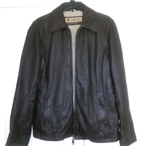NWOT Columbia Leather Coat